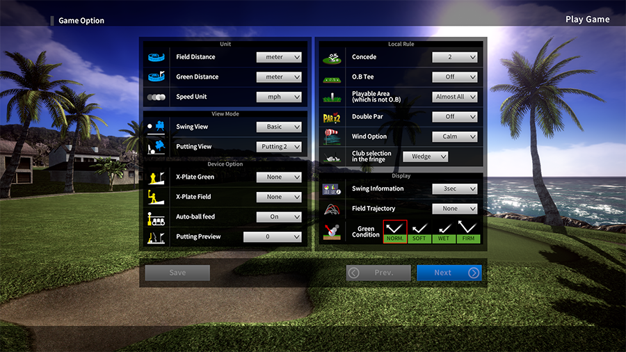 Game option