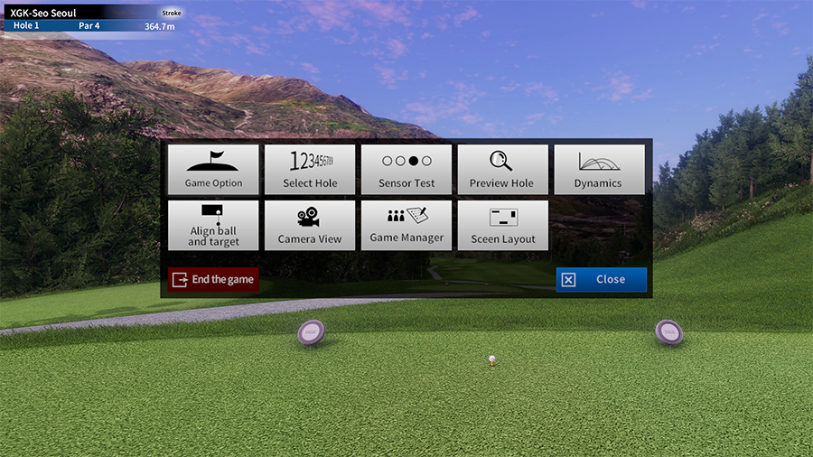 Game menu